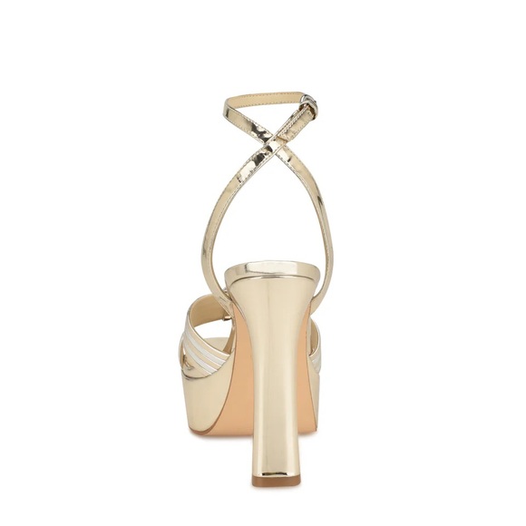 Nine West Platform Ankle Strap Knotted Sandals - Picture 4 of 5